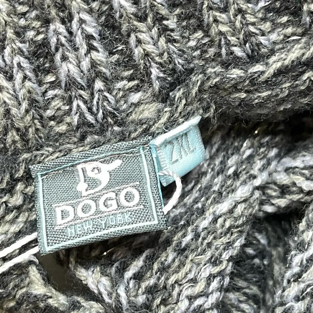 DOGO Multi-Way Turtleneck Sweater Black Size 2XL